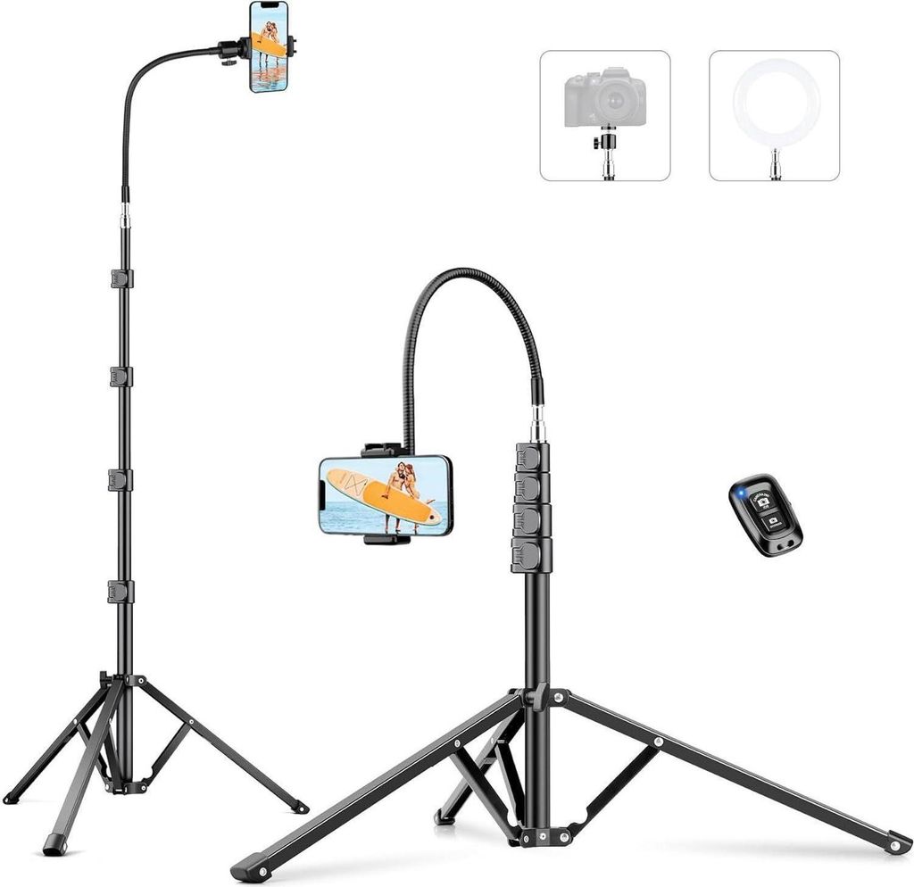 Victiv statív pre fotoaparát mobilného telefónu 224 cm Obrázok produktu 