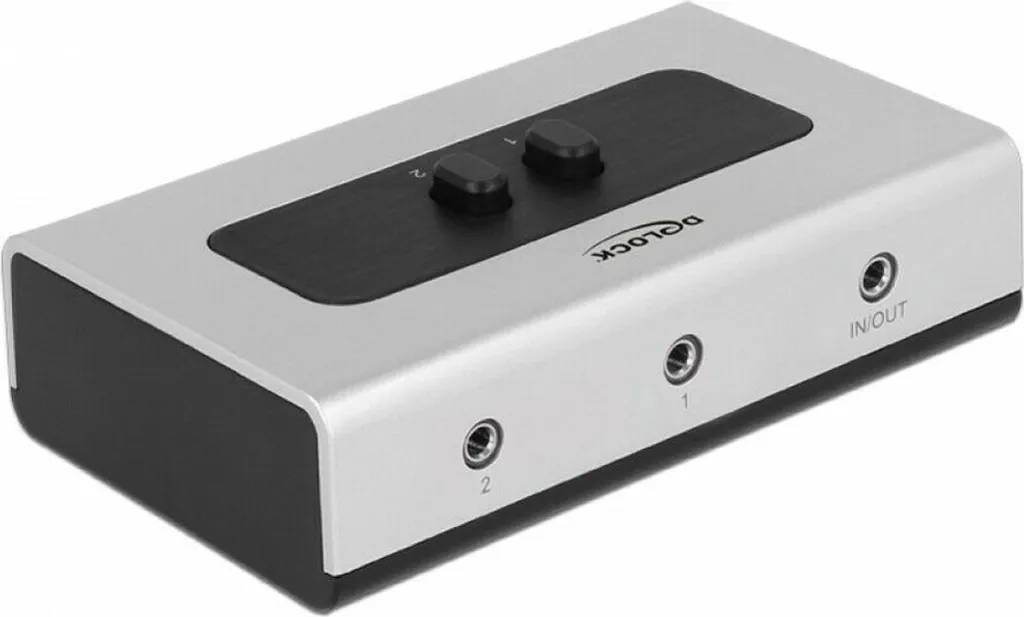Delock 87699 Switch Audio Jack 3.5 mm 2 Porte Bidirezionale Offerta