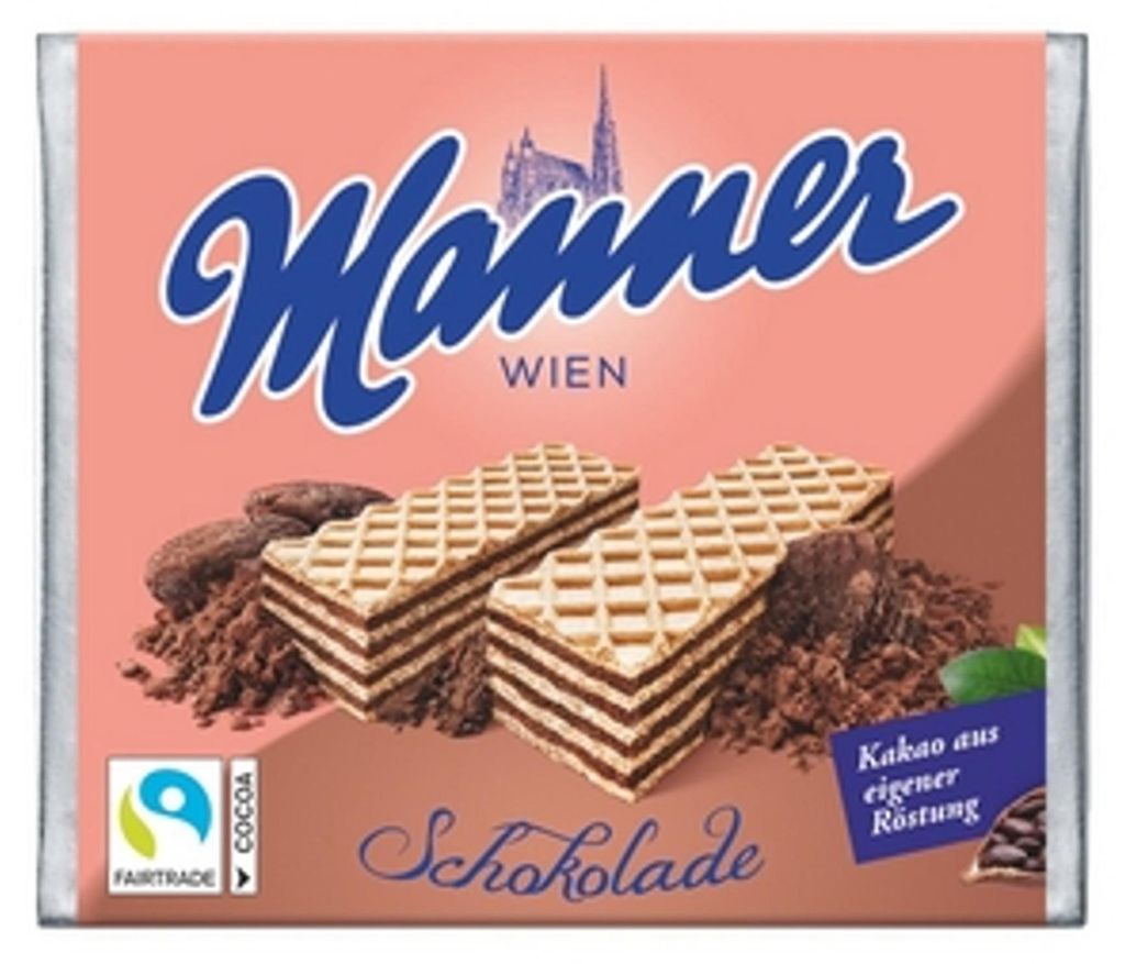 Gaufrette "Manner Schokolade", chocolat, 75 g, MANNER 52475 Image du produit 
