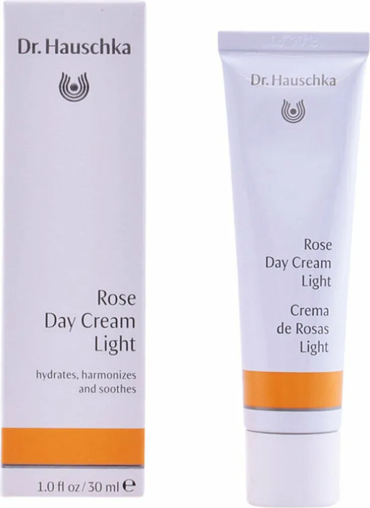 Crème de Jour Légère à la Rose Dr Hauschka 30ml hydratant visage doux