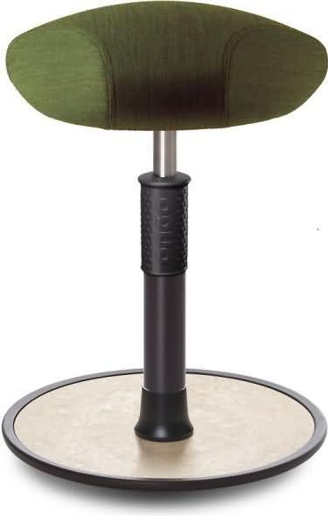 Sitz- Stehhocker Free Regular Triangel kvadrat Remix Olive schwarz /creme.
