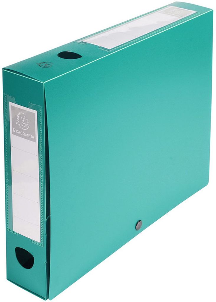 Exacompta Archivbox 60mm PP m. Dr. grün