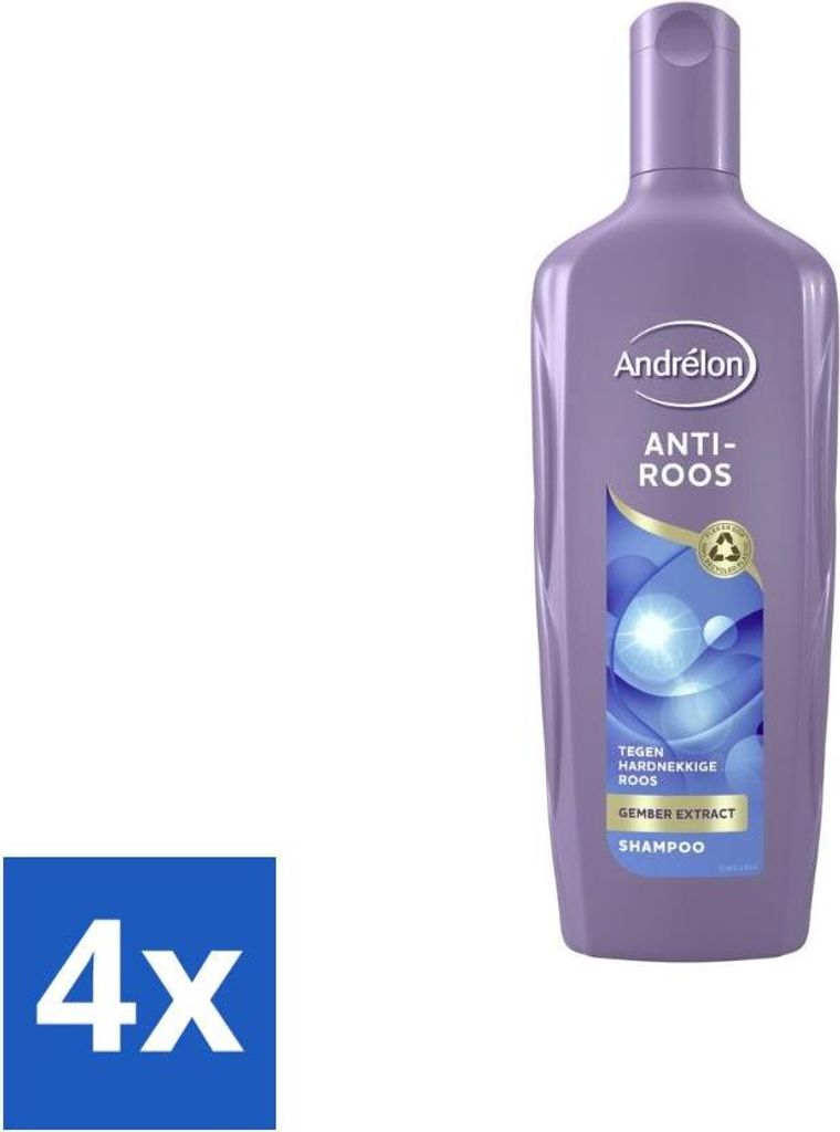 Andrélon Anti-Schuppen-Shampoo 300 ml - Vorteilspack - 4 Stücke