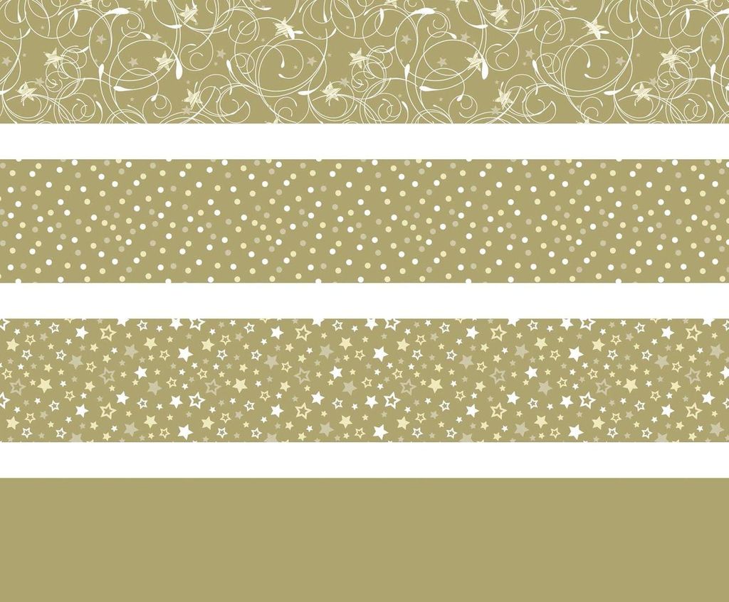 HEYDA Faltpapierstreifen für Mini-Fröbelsterne gold Produktbild 