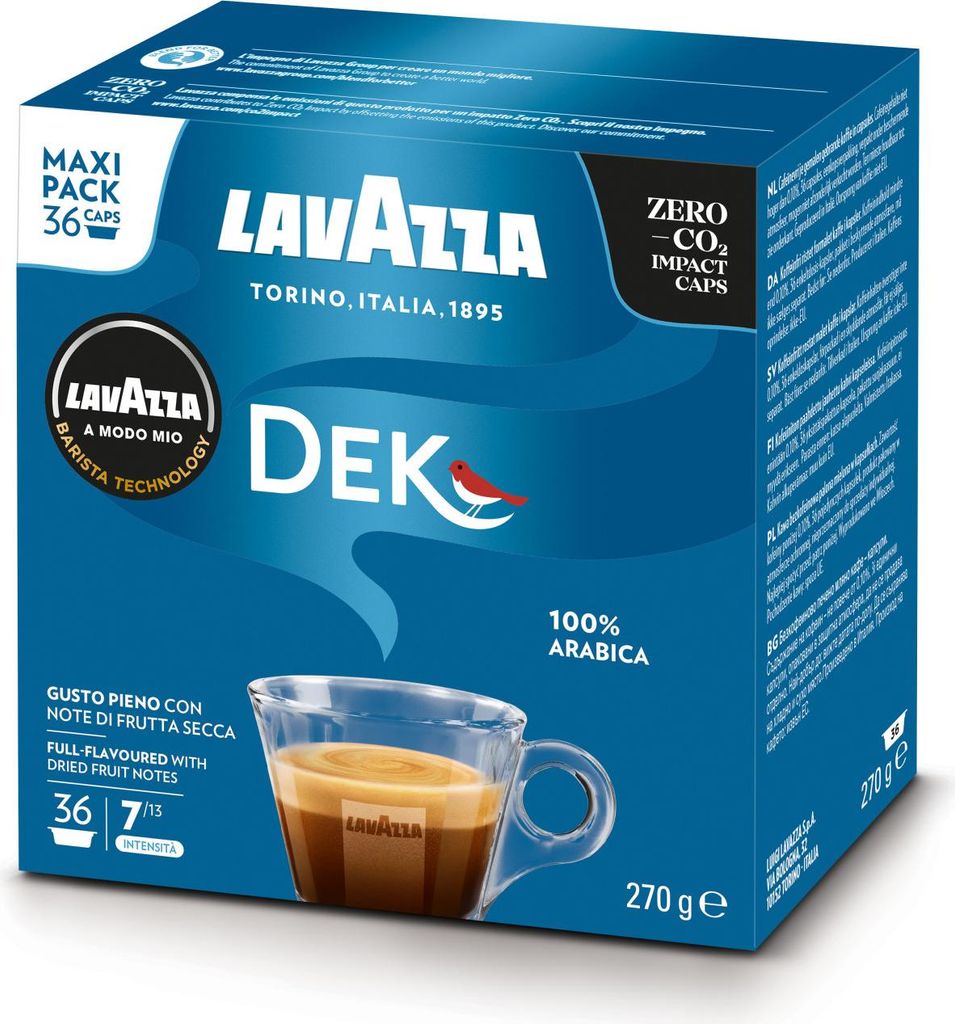Lavazza Dek Cremoso Capsule de café Café moyennement Image du produit 