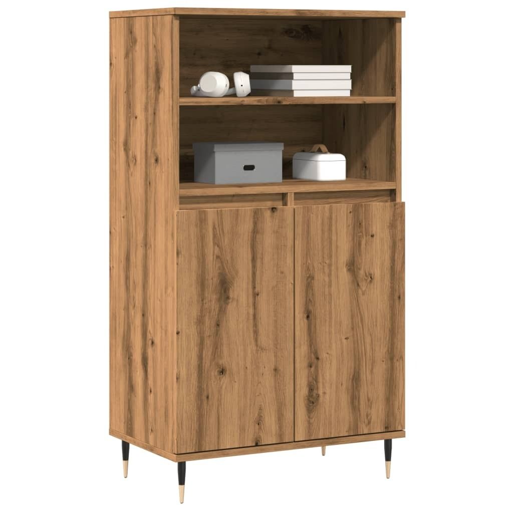 " "Highboard Modernes Design - Mehrzweckschrank Anrichte - Kommde für Flur - Artisan-Eiche 60x36x110 cm Holzwerkstoff NeuMöbel 7319764