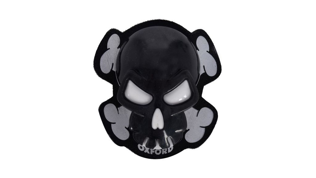 Schieber Für Lederkombi 'Totenkopf' - Schwarze Farbe (Satz) Produktbild 