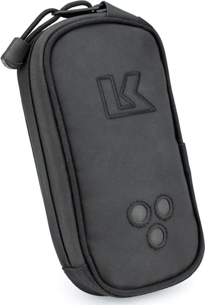 Accès Rapide Smartphone Moto - Pochette XL Zip Droit Noire Fixe