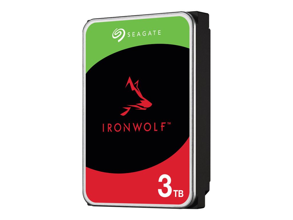 Seagate 8.9cm (3.5")   3TB SATA3 IronWolf  5400 256MB Produktbild 