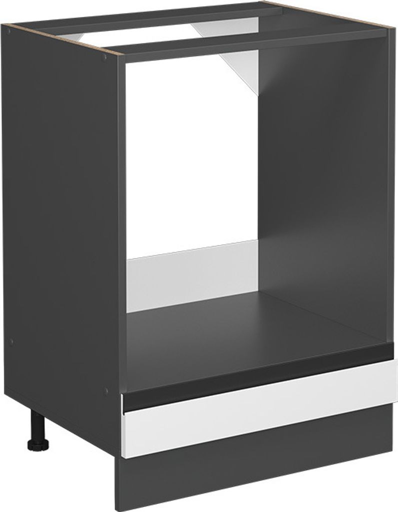 Herdumbauschrank Vicco R-Line Weiß 60 cm J-Shape, ohne Produktbild 