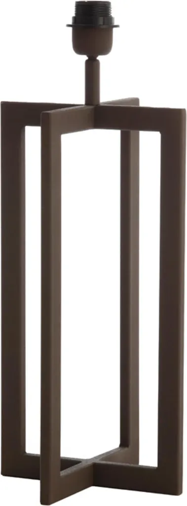 Light & Living Mace 8193582 - Lampe de table marron en métal E27