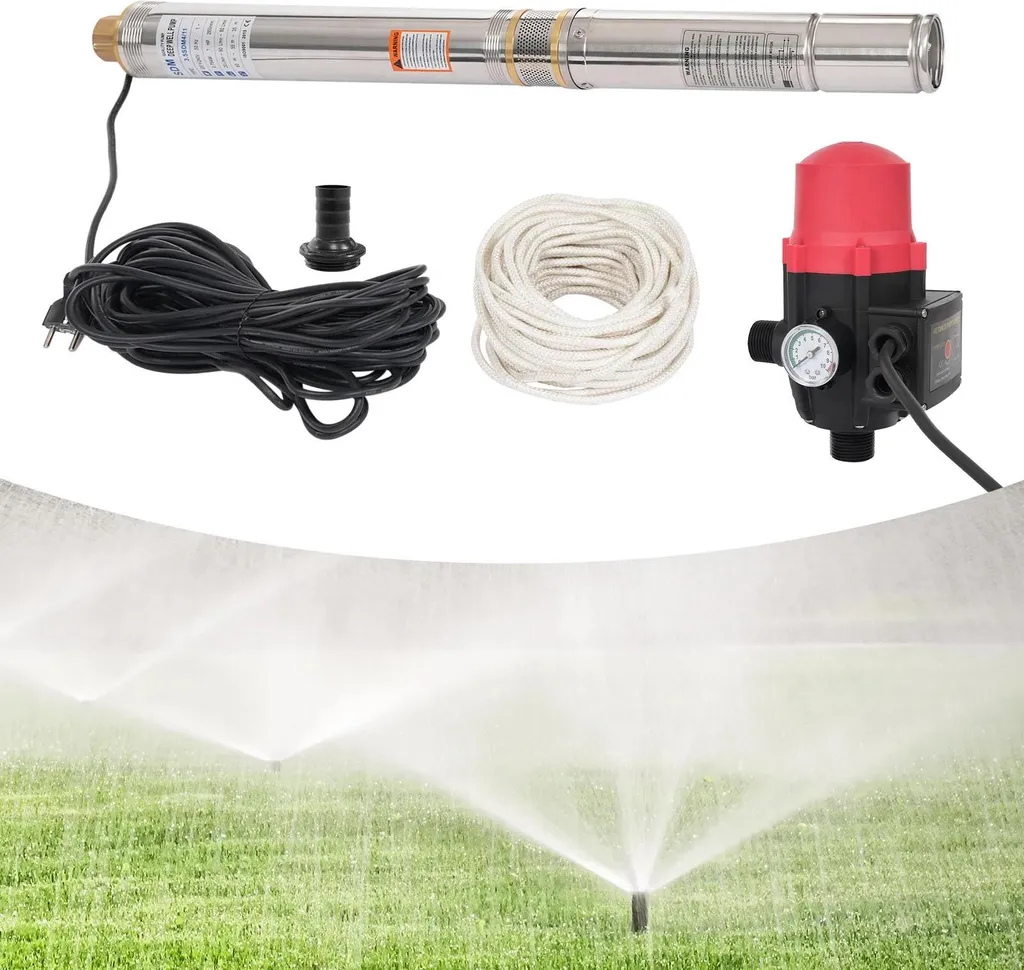 Pompe de puits profond en acier inoxydable et cuivre 2850 tr/min - 5