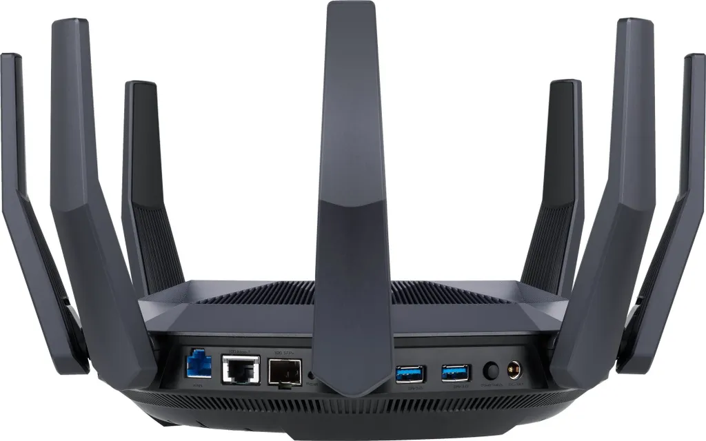 Asus RT-AX89X Routeur AX6000 WiFi 6 avec 8 Antennes et Technologie 10G