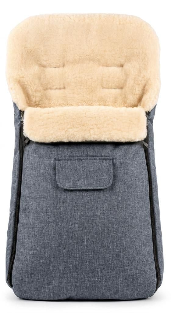 Baby-Joy® Fußsack KAI XL 105cm Wolle Winterfußsack Produktbild  KI-generiertes Bild