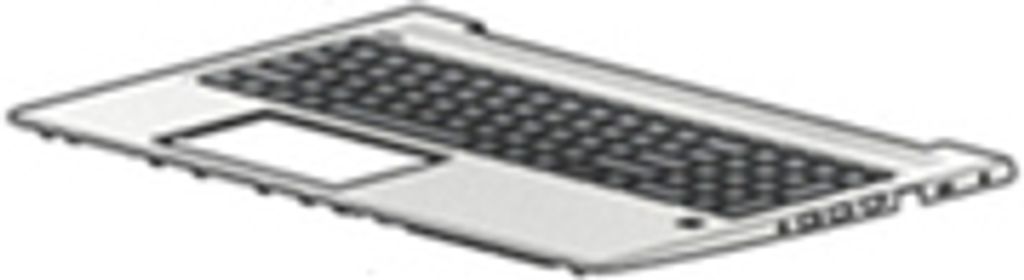 HP L45090-041 - Gehäuse-Unterteil+Tastatur - Deutsch - Tastatur mit Hintergrundbeleuchtung - HP - ProBook 450 G6