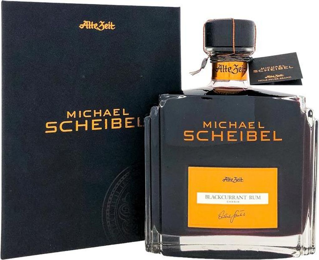 Scheibel Blackcurrant Rum Cassis + Box 700ml 35% Vol.