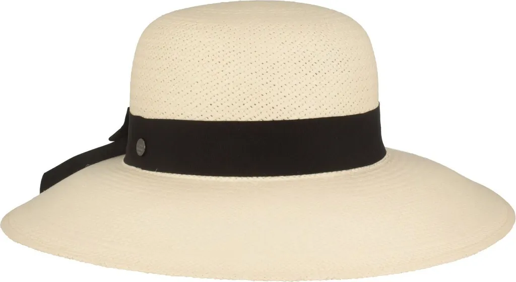 Chapeau Panama de plage et cérémonie forme cloche protection solaire UV