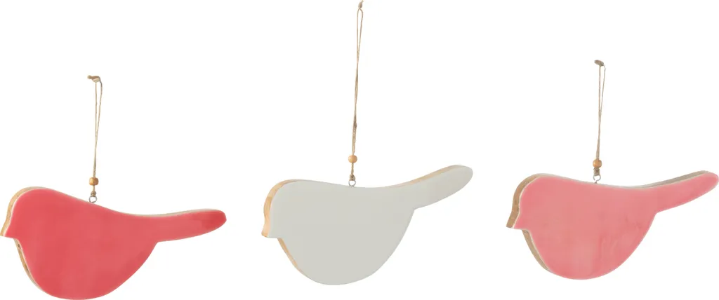 Crochet Oiseau J-Line bois de manguier - Design artisanal Large Mixte