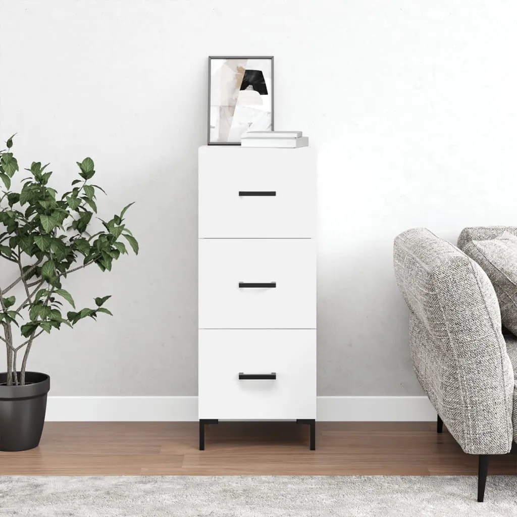 Offerta Credenza Bianca 34,5x34x90 cm The Living Store - Prezzo Top