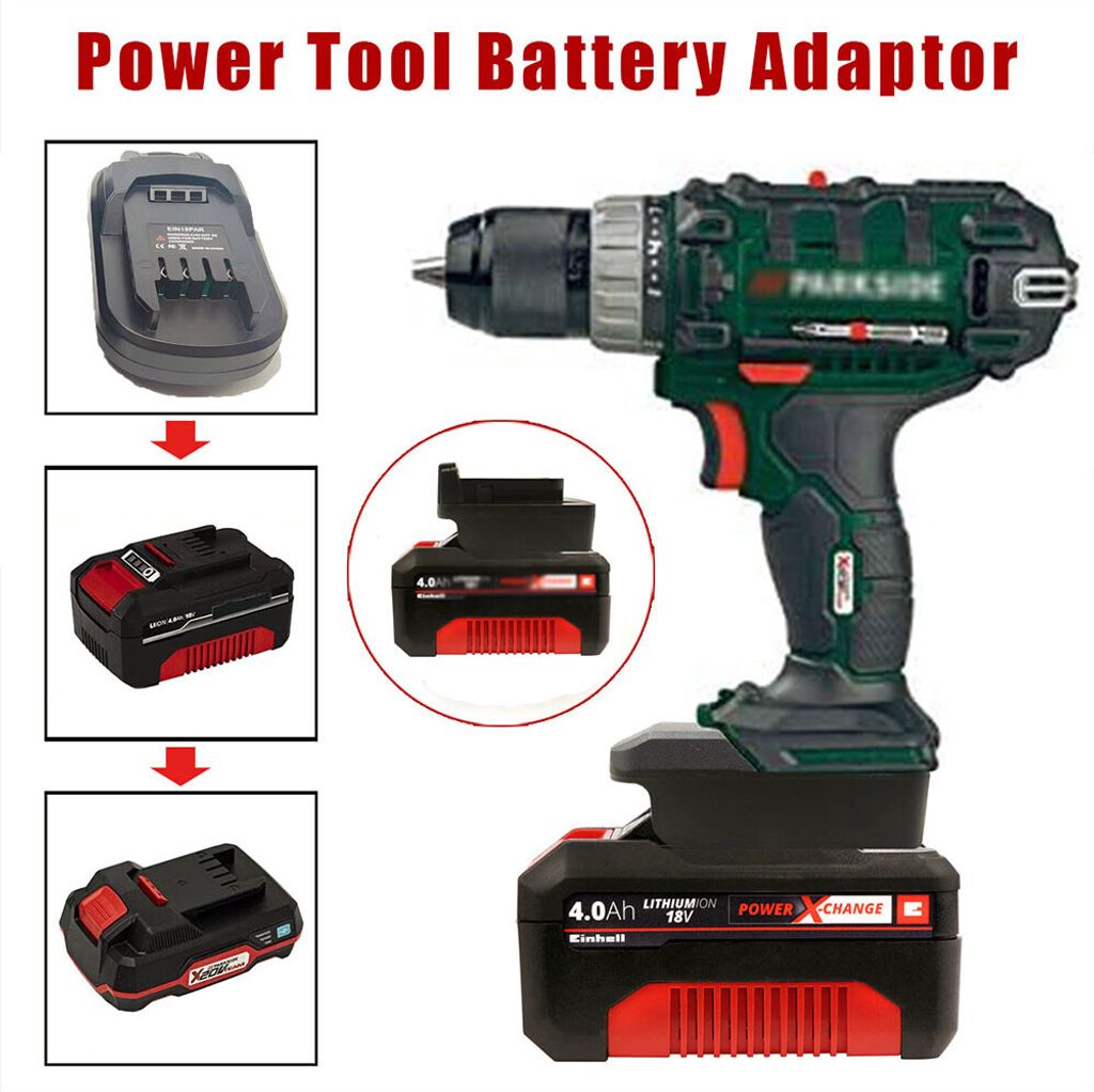DM20BS12 Akku-Konverter, Akku-Umwandlungsadapter für Dewalt und Milwaukee 18V auf Bosch 12V Elektrowerkzeuge