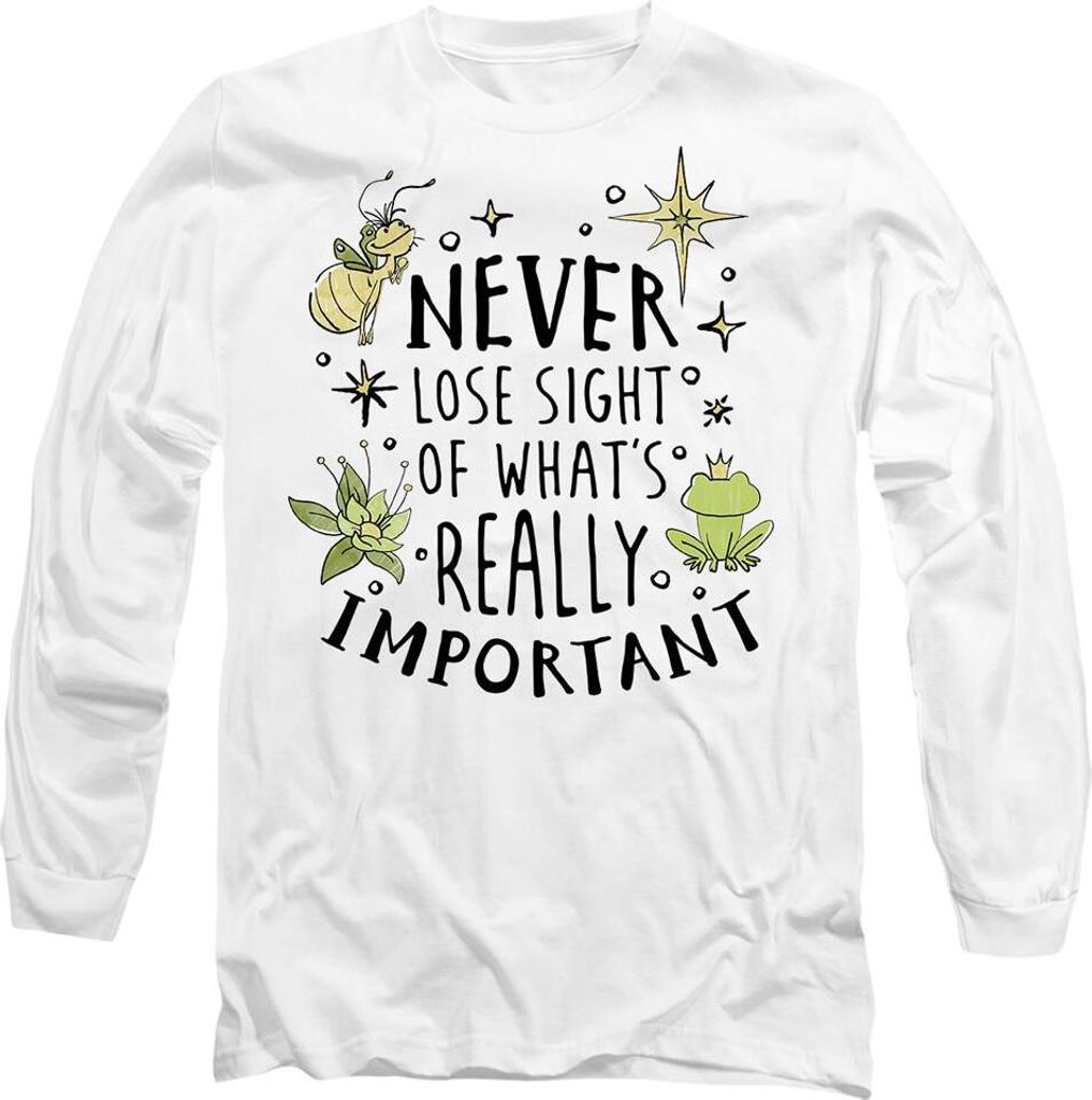 The Princess and the Frog - "Never Lose Sight" T-Shirt für Herren/Damen Uni TV14707 (XL) (Weiß)