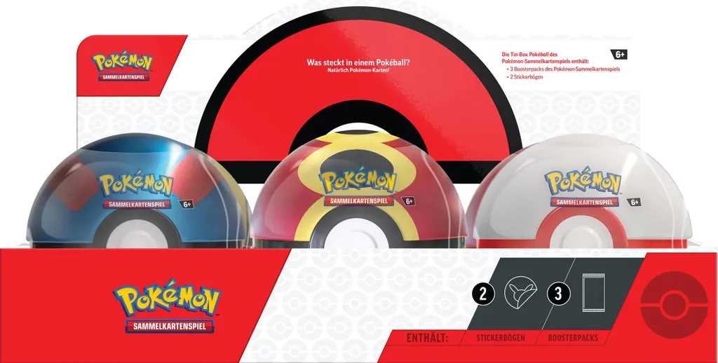 Boîtier rigide Pokémon Pokéball Automne 2025 contre les cartes abîmées