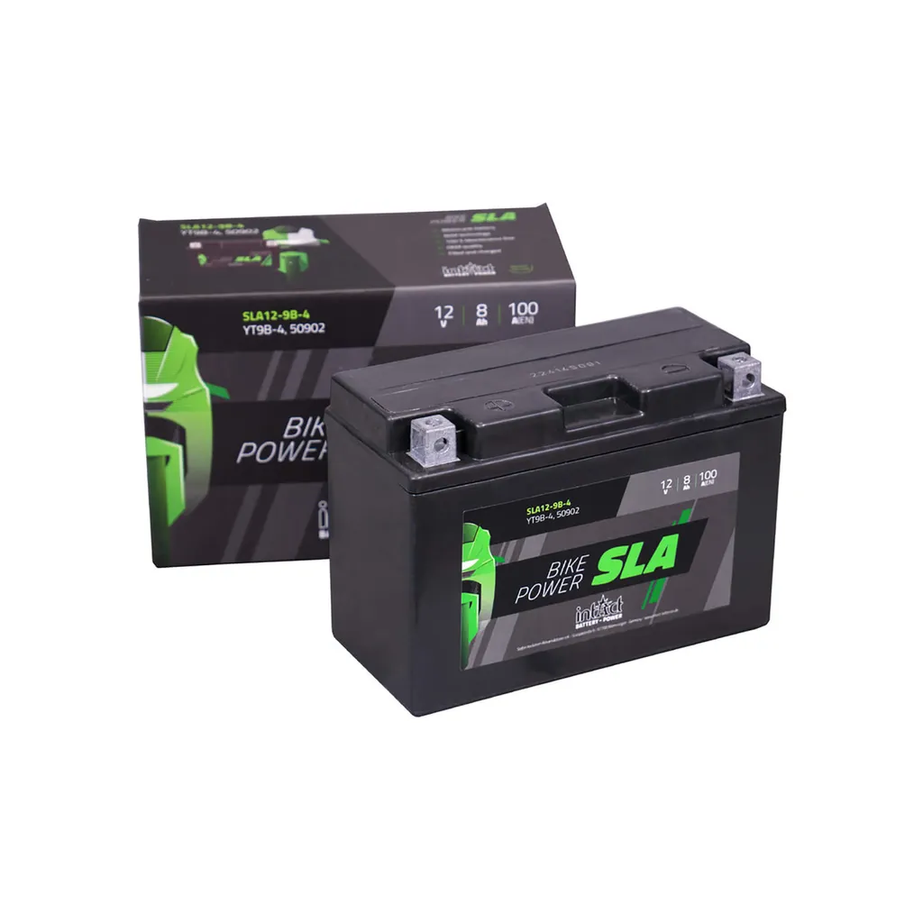 Batteria Moto YT9B-4 INTACT SLA | 12V 8Ah Sigillata Ready-to-Use