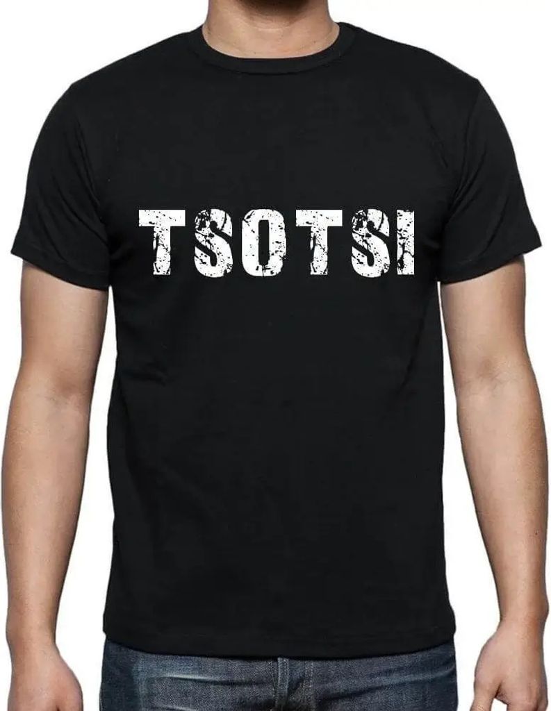 Herren Grafik T-Shirt Tsotsi Öko-Verantwortlich Vintage Jahrgang Kurzarm Lustige Druck Geburtstag Geschenk Mann