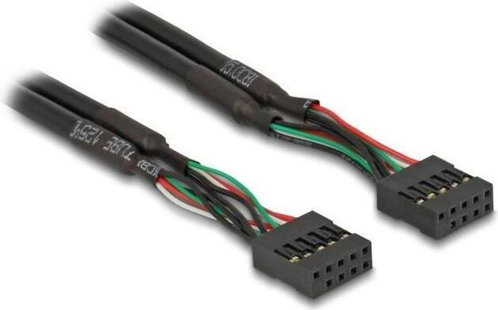 Delock Kabel USB 2.0 Pfostenbuchse 2,54 mm 10 Pin zu USB Produktbild 