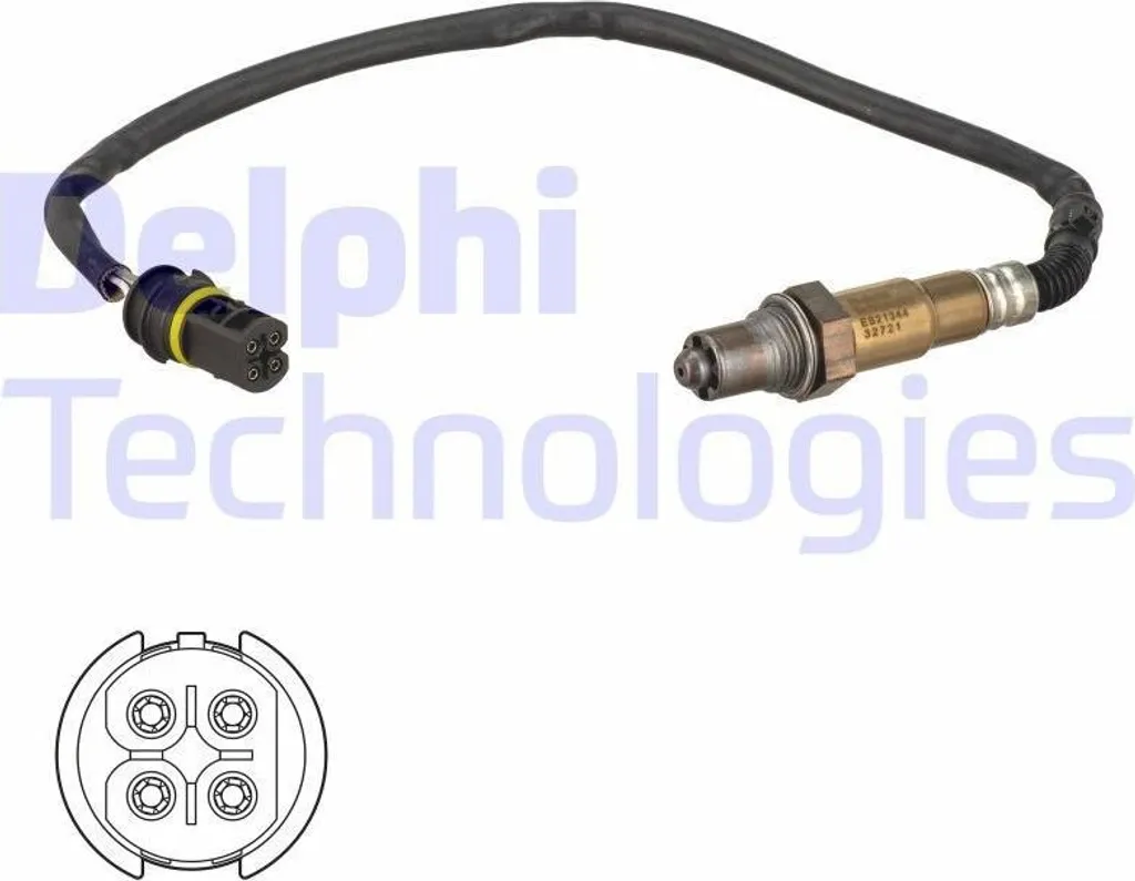 Sonde Lambda Delphi ES21344-12B1 pour Réduire la Consommation Essence