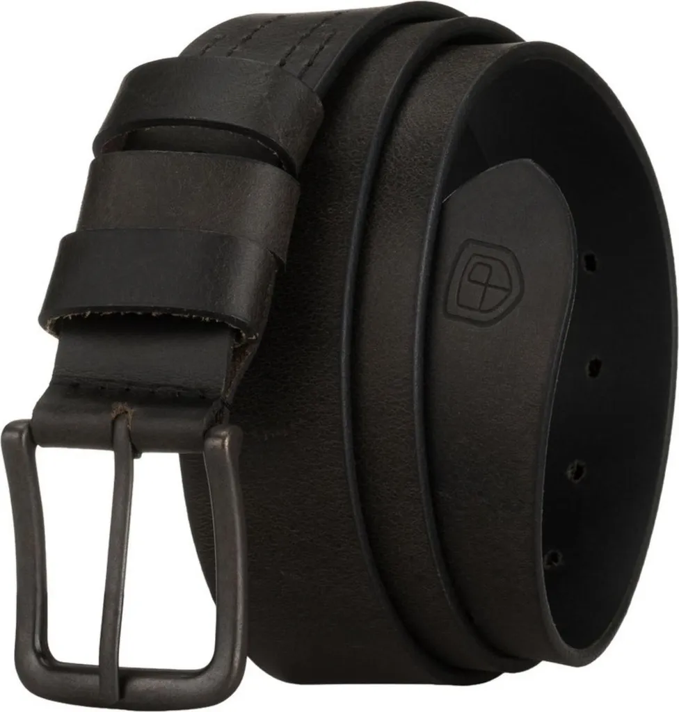 Ceinture homme en cuir noir Peterson Rovicky, accessoire de mode chic