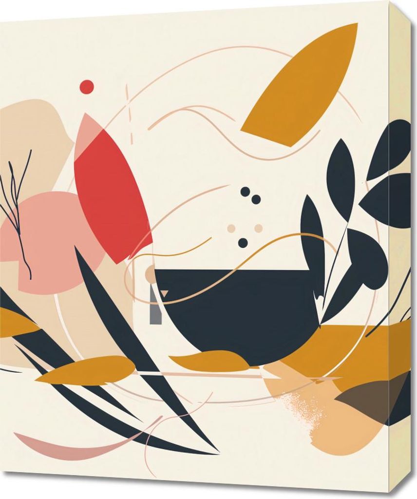 Bild 50x60cm Lebhafte Flora