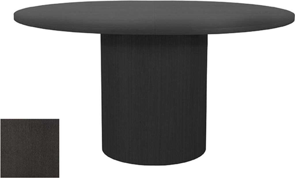 LABEL51 Esszimmertisch Oliva - Schwarz - Eiche - 150-200 cm - Ausziehbar