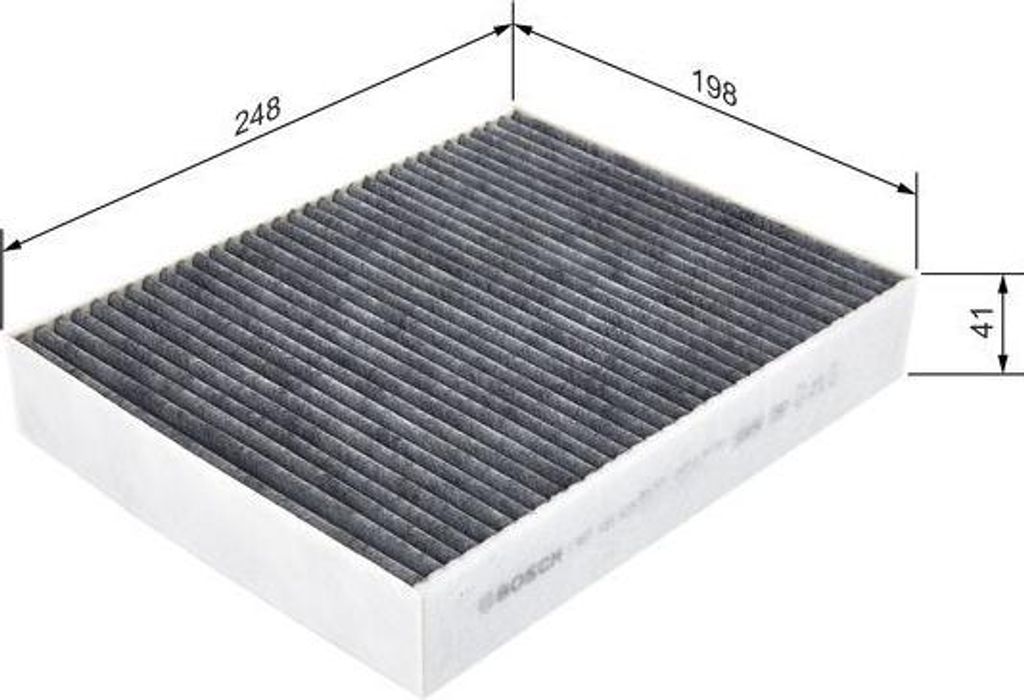 BOSCH 1 987 435 503 Innenraumluftfilter OE 64116821995 kompatibel mit 4er F36, 4er F32, 4er F33, 3er F31, 3er F34, 3er F30, 2er F22, 2er F23, 1er F...