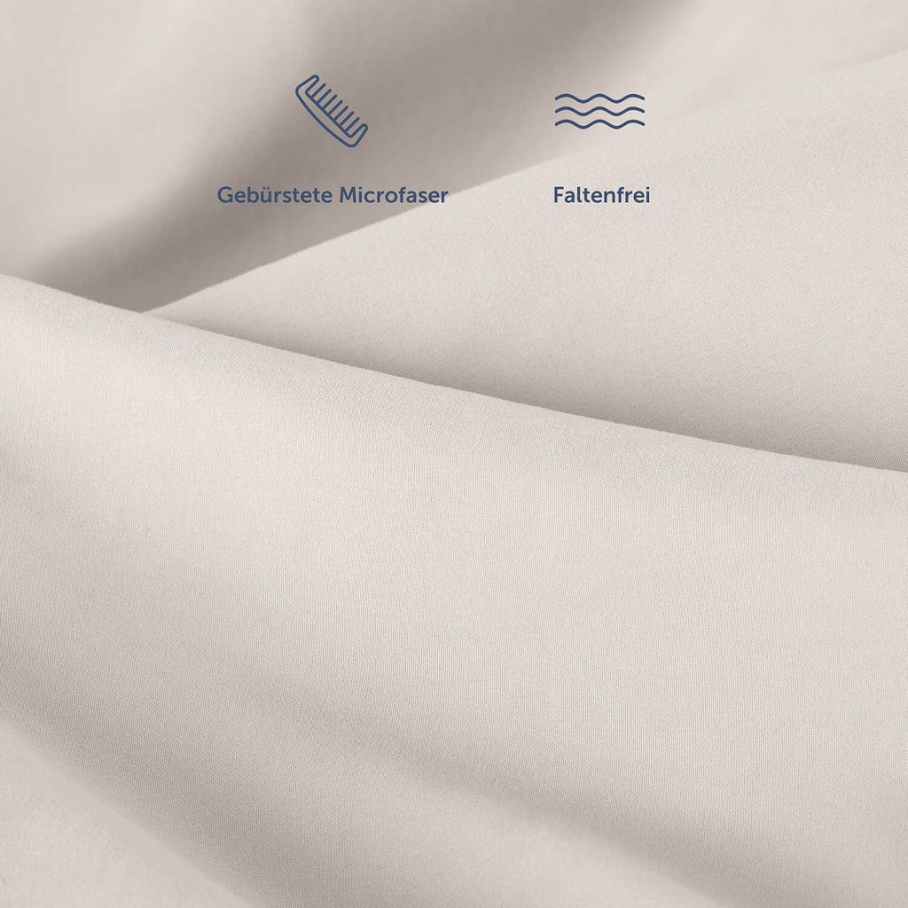 Blumtal Basics Mikrofaser Spannbettlaken 180x200cm - Produktbild 4