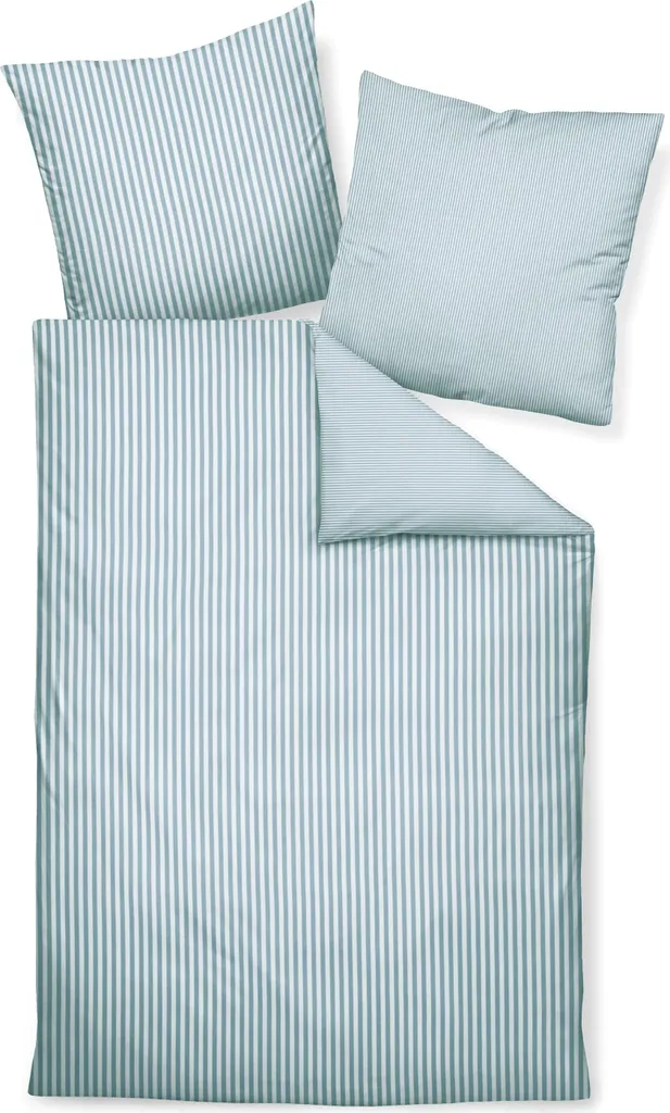 Parure de Lit Hiver 135x200 Chaude en Flanelle de Coton Bleu Perle 2p