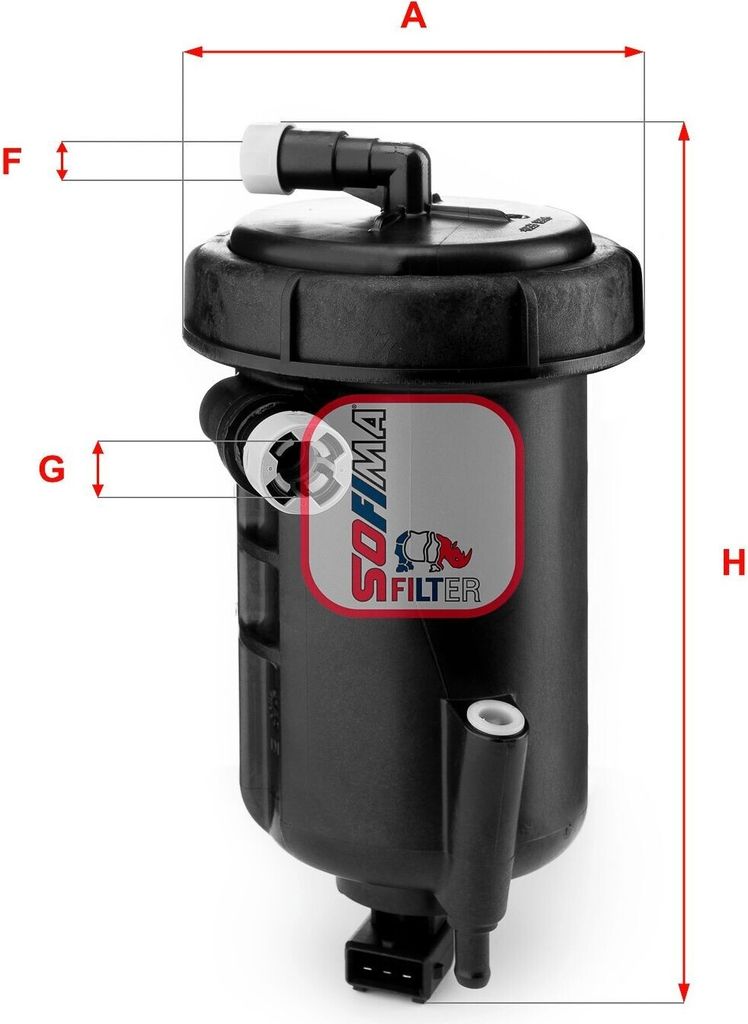 Kraftstofffilter SOFIMA S 5147 GC für FIAT Ducato Kastenwagen (250, 290) Filtereinsatz