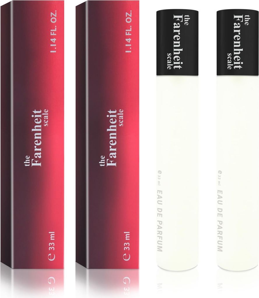 Herren Parfüm NAINA - Set The Farenheit Scale 2x 33ml – Inspirierte Parfums für Männer – Flakon Eau de Parfum – Einzigartige Düfte - Herr...
