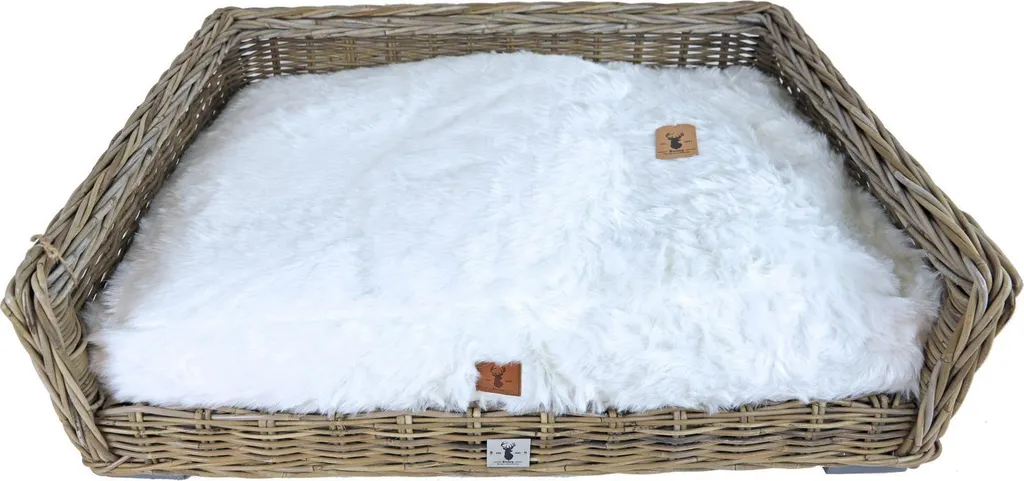 Panier pour chien en rotin naturel Boony Est 1941 - 100x70 cm