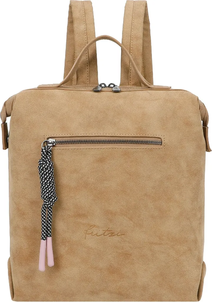 Sac à dos Bitzi04 Cognac en Simili Cuir Grainé Fritzi aus Preußen Pro