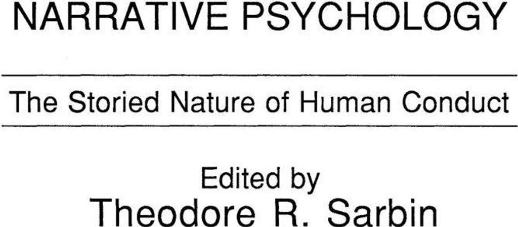 Narrative Psychology