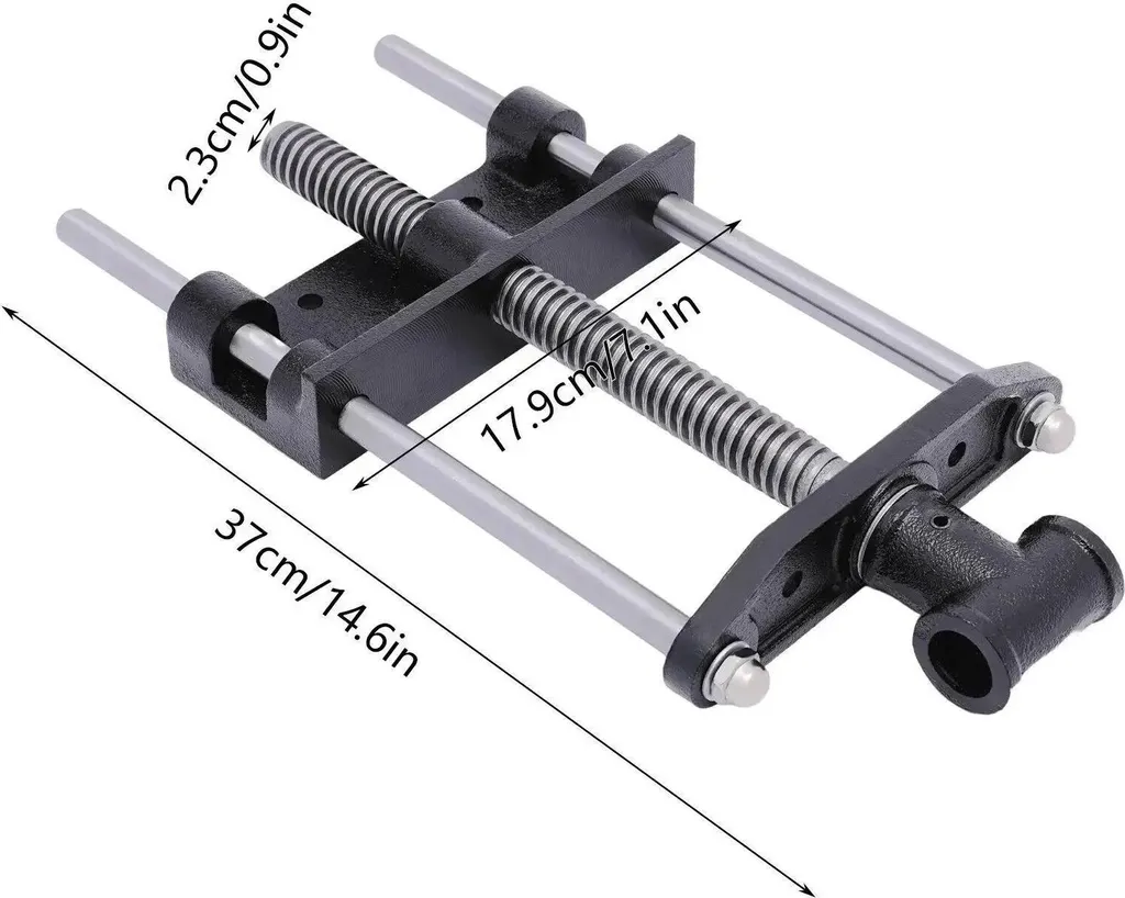 Étau d'établi bois pour assemblage et collage - Serrage acier 23 cm