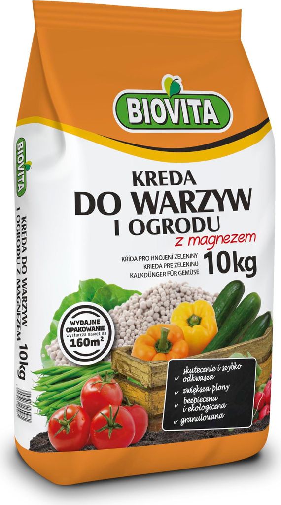BIOVITA Gartenkalk für Gemüse mit Magnesiumzusatz 10 KG  Produktbild 