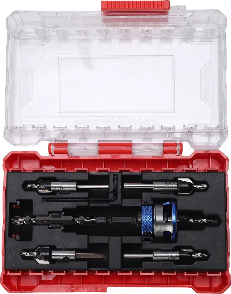 Foret à Chanfreiner M2 Ajustable avec Queue Hexagonale pour Menuisier - 6