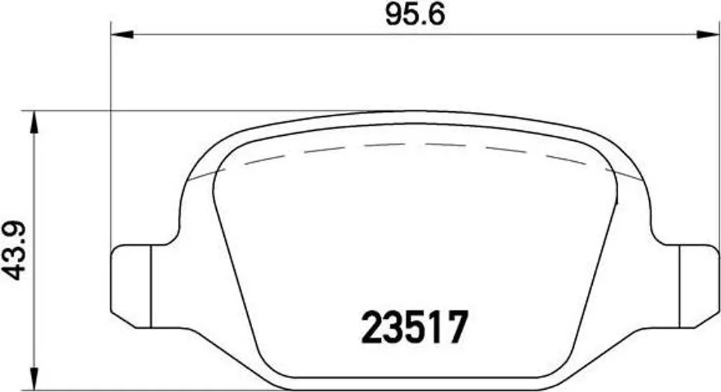 Plaquettes de frein Brembo P23065 haute performance pour Alfa 156