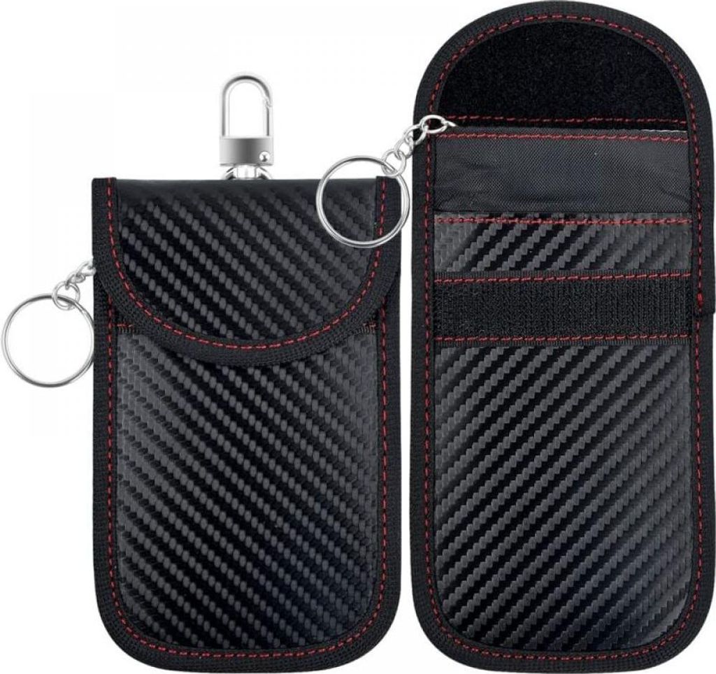 2er-Pack Taschen für Autoschlüssel, RFID-Blockierung, Signalsicherheitstaschen