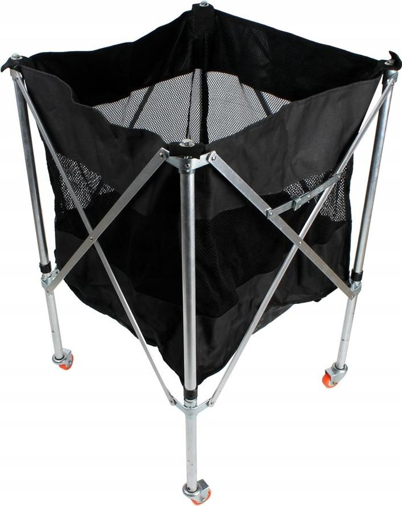Robuster Aluminium Ballwagen für Training, 89x61x61 cm, mit Regenschirm