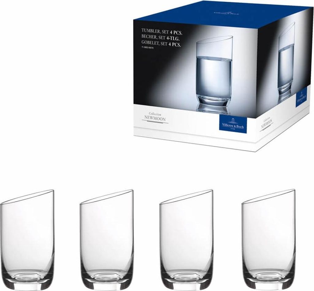 Villeroy & Boch NewMoon Becher, Set 4tlg.