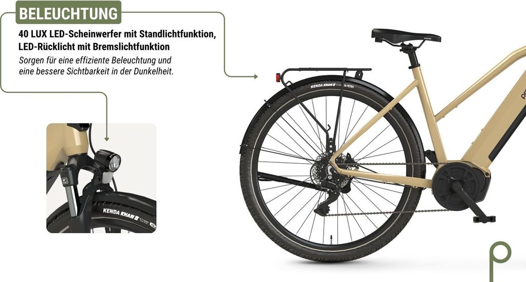 PROPHETE ENTDECKER 3.4 Mittelmotor Trekking E-Bike 28", 360 Produktbild 6