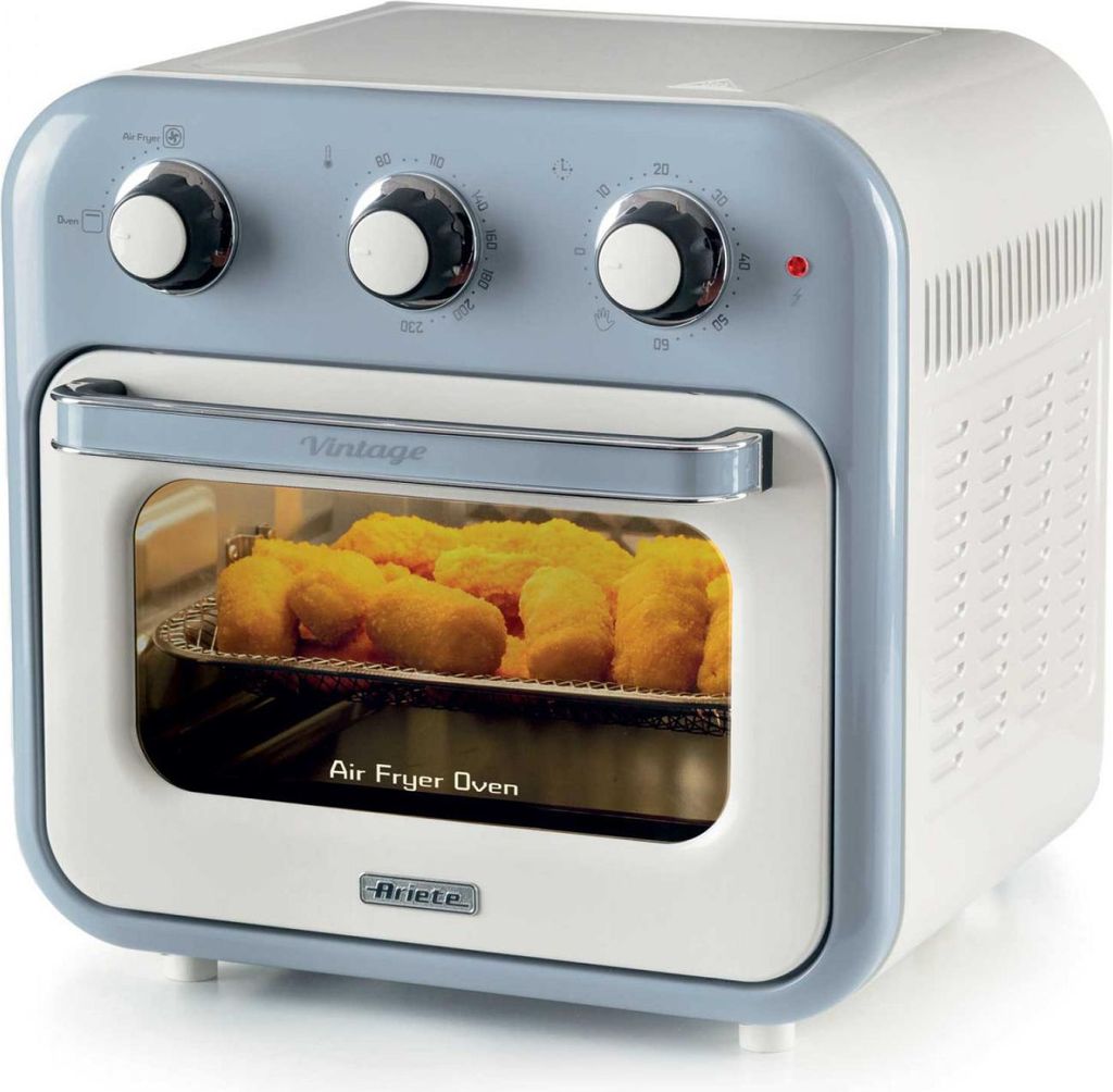 Ariete Vintage Air Fryer Mini- Ofen blau Produktbild 